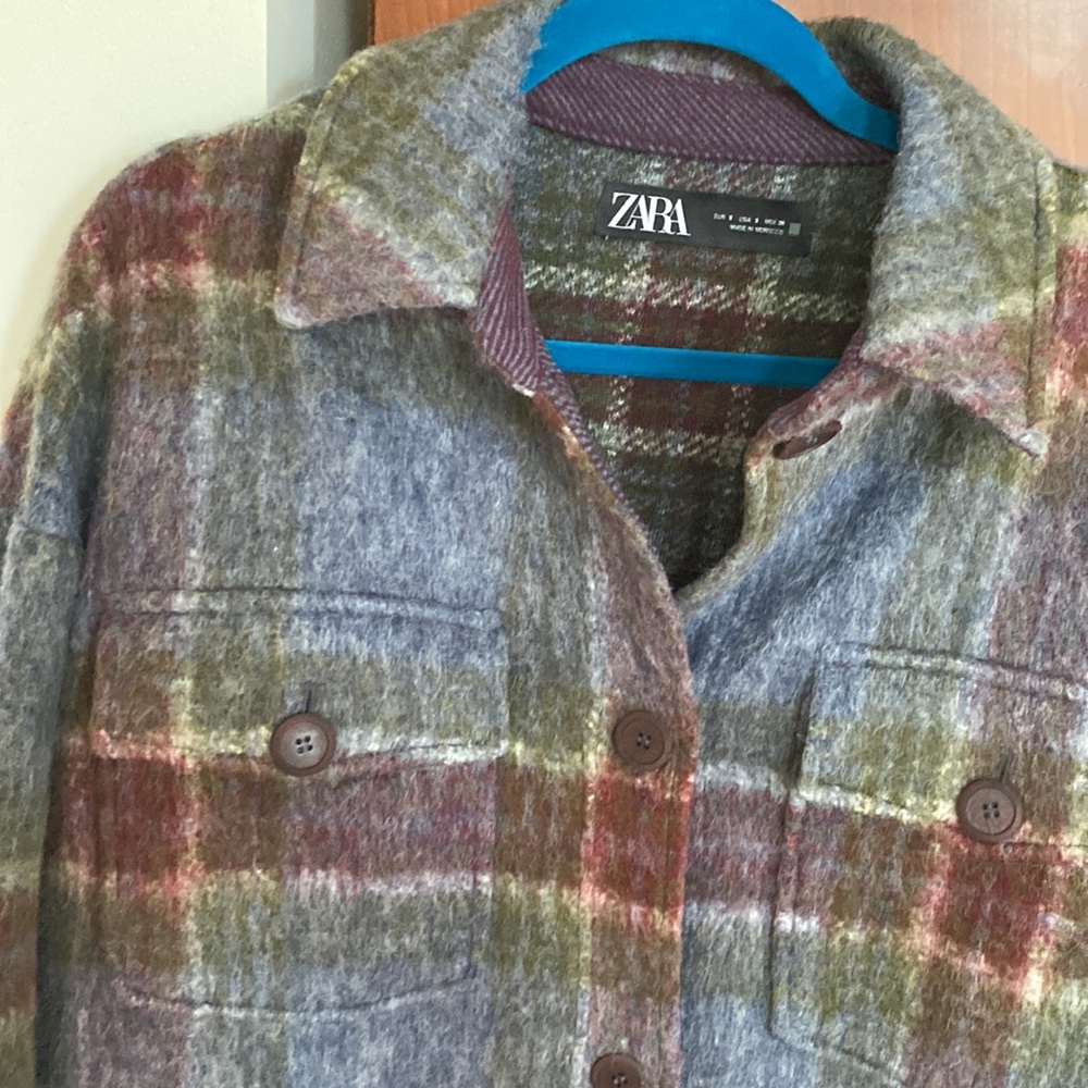 Zara plaid jacket - Picture 5 of 8